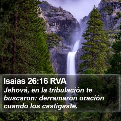Isaías 26:16 RVA Bible Verse Image