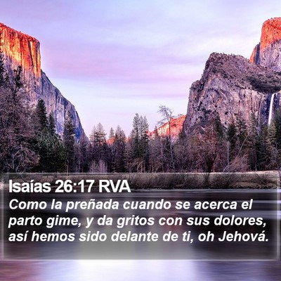 Isaías 26:17 RVA Bible Verse Image