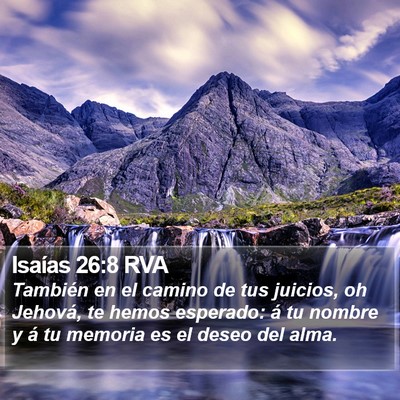 Isaías 26:8 RVA Bible Verse Image