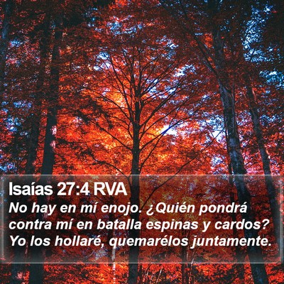 Isaías 27:4 RVA Bible Verse Image