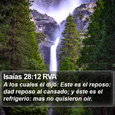 Isaías 28:12 RVA Bible Verse Image