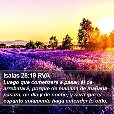 Isaías 28:19 RVA Bible Verse Image