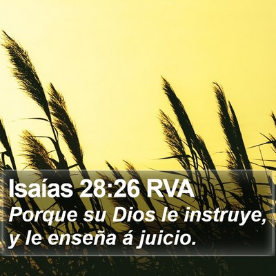 Isaías 28:26 RVA Bible Verse Image