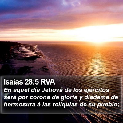 Isaías 28:5 RVA Bible Verse Image