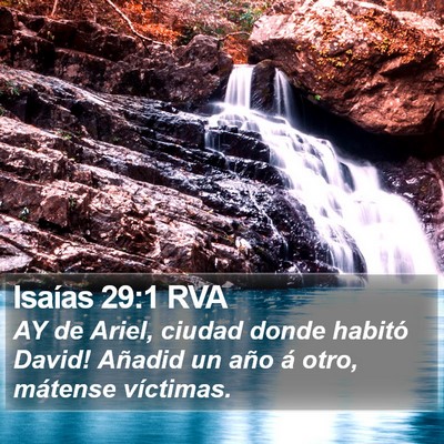Isaías 29:1 RVA Bible Verse Image