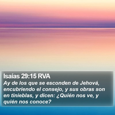 Isaías 29:15 RVA Bible Verse Image