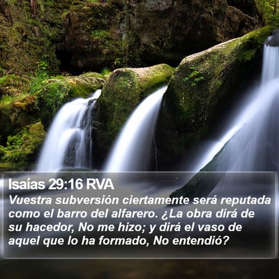 Isaías 29:16 RVA Bible Verse Image