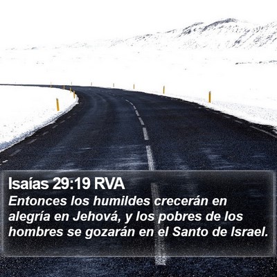 Isaías 29:19 RVA Bible Verse Image