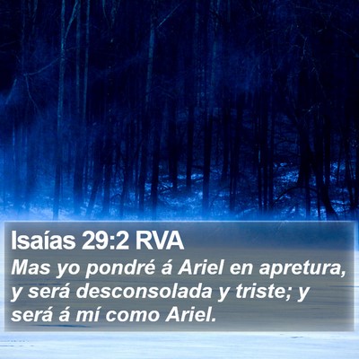 Isaías 29:2 RVA Bible Verse Image