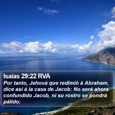 Isaías 29:22 RVA Bible Verse Image
