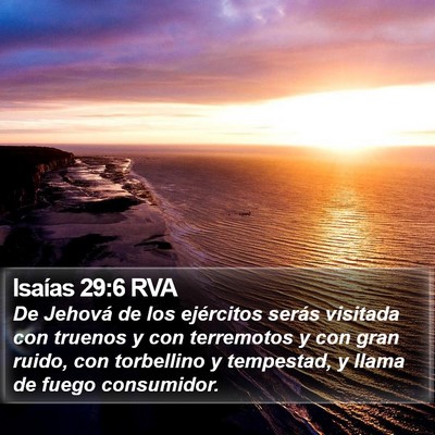 Isaías 29:6 RVA Bible Verse Image