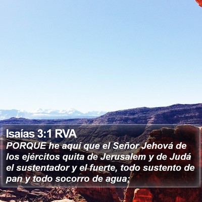 Isaías 3:1 RVA Bible Verse Image