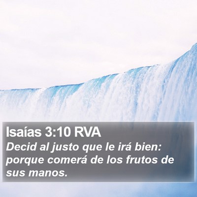 Isaías 3:10 RVA Bible Verse Image