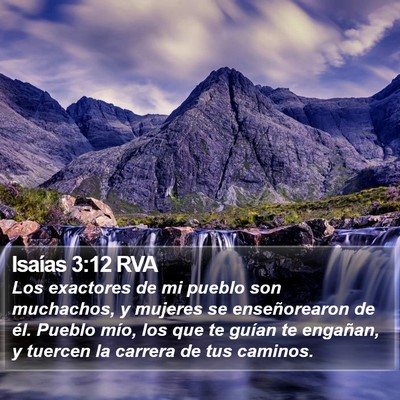 Isaías 3:12 RVA Bible Verse Image