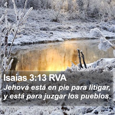 Isaías 3:13 RVA Bible Verse Image