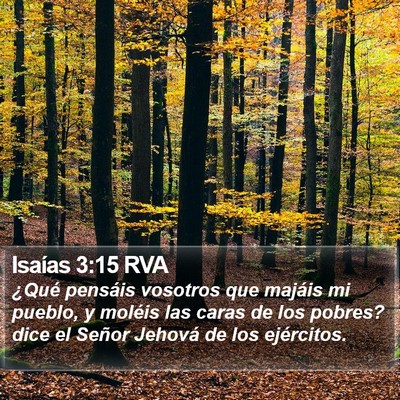 Isaías 3:15 RVA Bible Verse Image