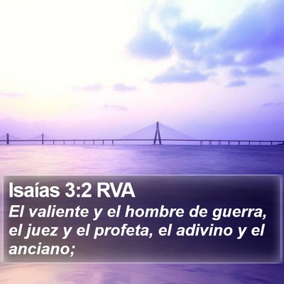 Isaías 3:2 RVA Bible Verse Image