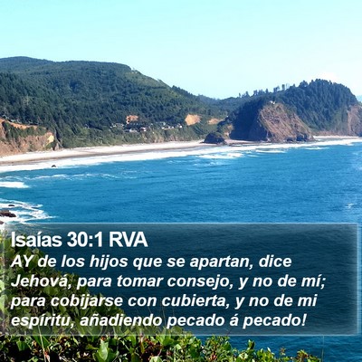 Isaías 30:1 RVA Bible Verse Image