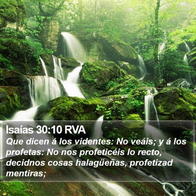 Isaías 30:10 RVA Bible Verse Image
