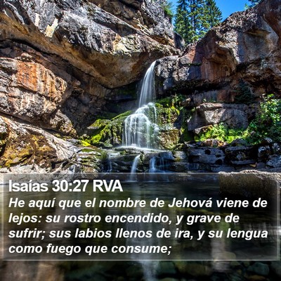 Isaías 30:27 RVA Bible Verse Image