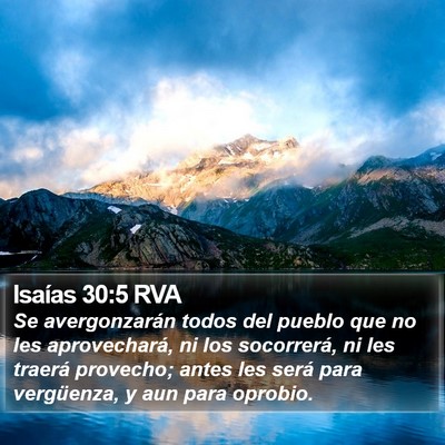 Isaías 30:5 RVA Bible Verse Image