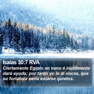 Isaías 30:7 RVA Bible Verse Image