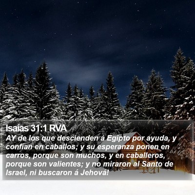 Isaías 31:1 RVA Bible Verse Image