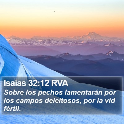 Isaías 32:12 RVA Bible Verse Image