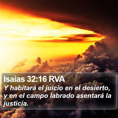 Isaías 32:16 RVA Bible Verse Image