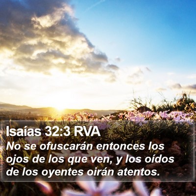 Isaías 32:3 RVA Bible Verse Image