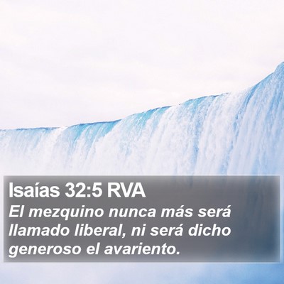 Isaías 32:5 RVA Bible Verse Image