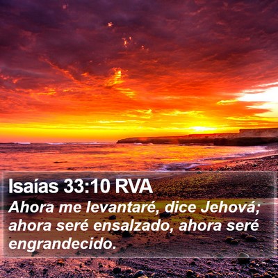 Isaías 33:10 RVA Bible Verse Image