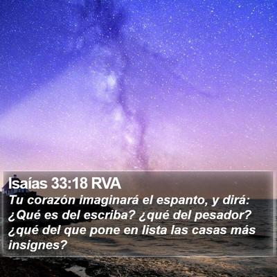 Isaías 33:18 RVA Bible Verse Image