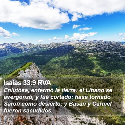 Isaías 33:9 RVA Bible Verse Image
