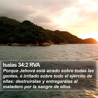 Isaías 34:2 RVA Bible Verse Image