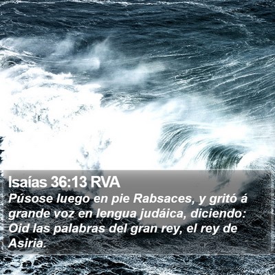 Isaías 36:13 RVA Bible Verse Image