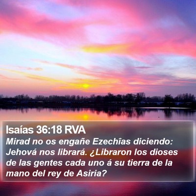 Isaías 36:18 RVA Bible Verse Image