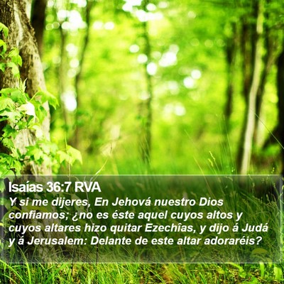 Isaías 36:7 RVA Bible Verse Image