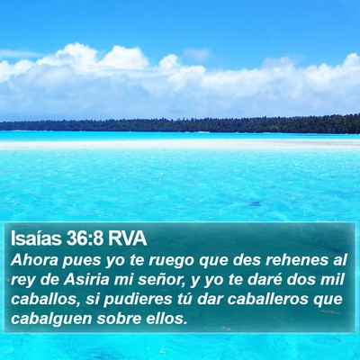 Isaías 36:8 RVA Bible Verse Image