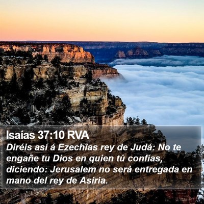 Isaías 37:10 RVA Bible Verse Image