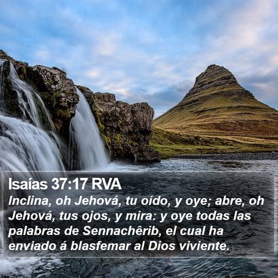 Isaías 37:17 RVA Bible Verse Image