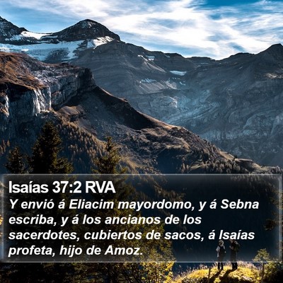 Isaías 37:2 RVA Bible Verse Image