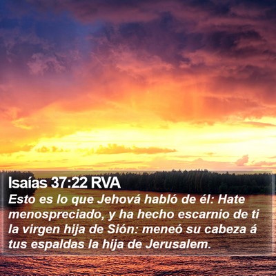 Isaías 37:22 RVA Bible Verse Image