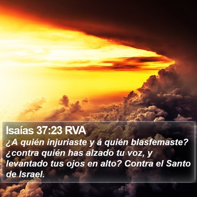 Isaías 37:23 RVA Bible Verse Image