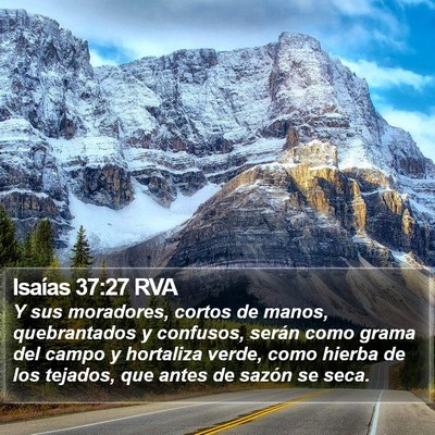 Isaías 37:27 RVA Bible Verse Image