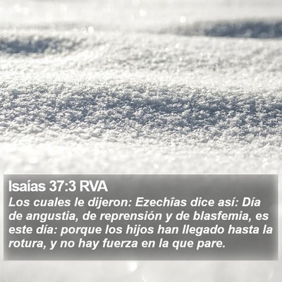 Isaías 37:3 RVA Bible Verse Image