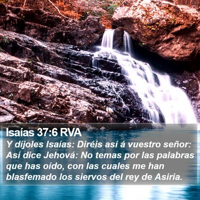 Isaías 37:6 RVA Bible Verse Image
