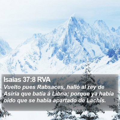 Isaías 37:8 RVA Bible Verse Image