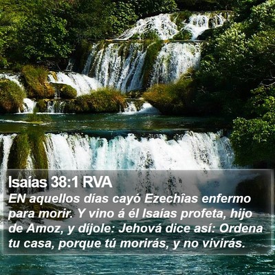 Isaías 38:1 RVA Bible Verse Image