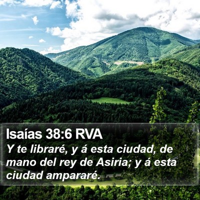 Isaías 38:6 RVA Bible Verse Image
